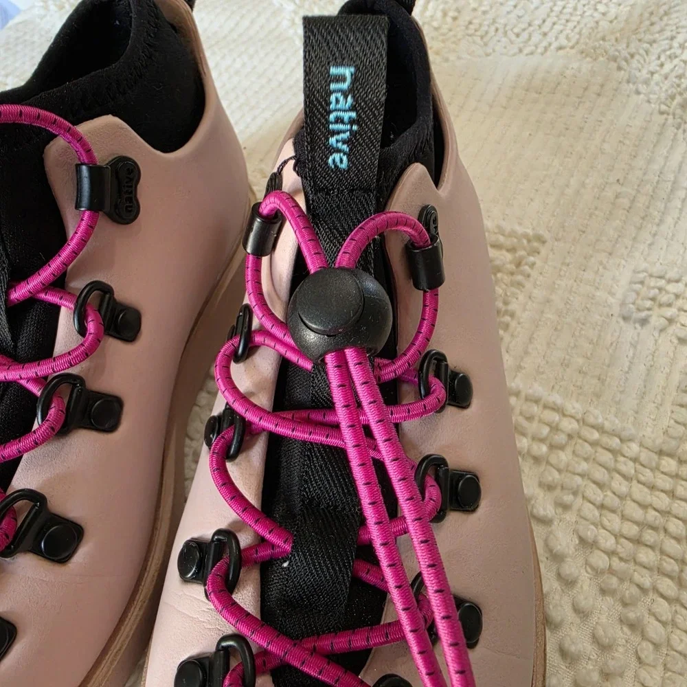 Native Kids Fitzsimmons Citylite Hiking Outdoor Boots In Pink C13 Childs